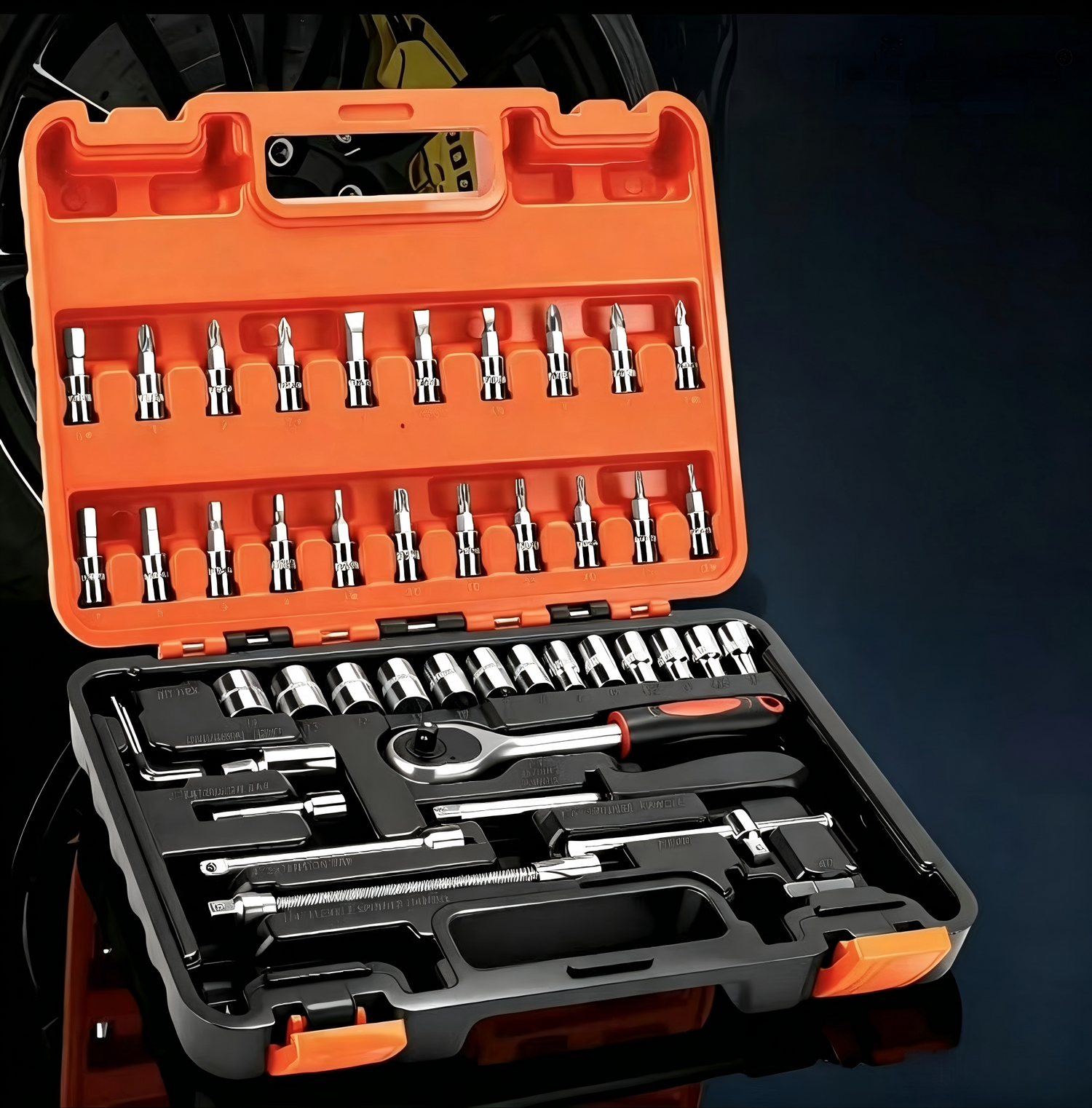 Heavy-Duty Complete Repair Tool Kit With Storage Case
