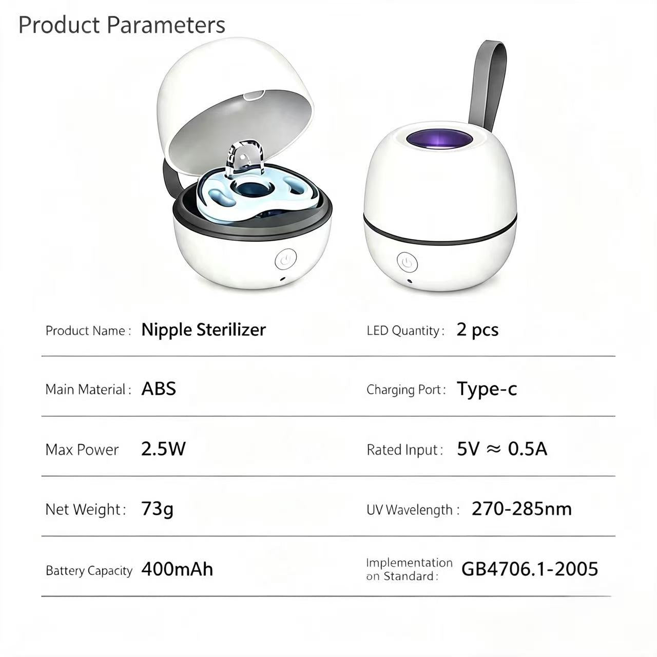 nipple sterilizer