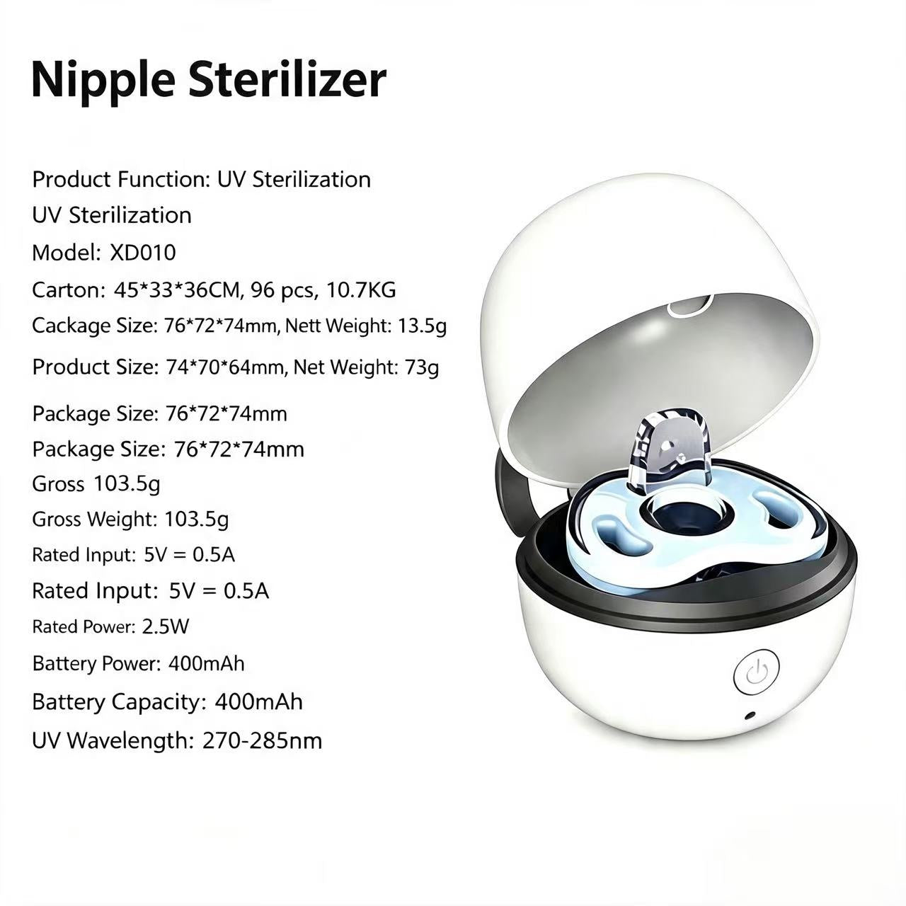 nipple sterilizer