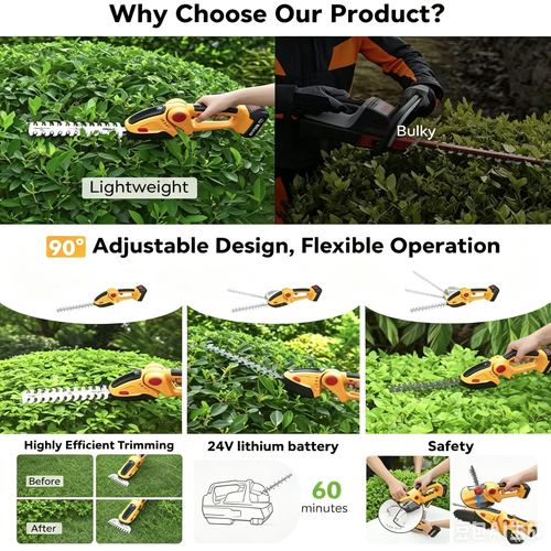 Cordless 2-in-1 Hedge & Grass Shea