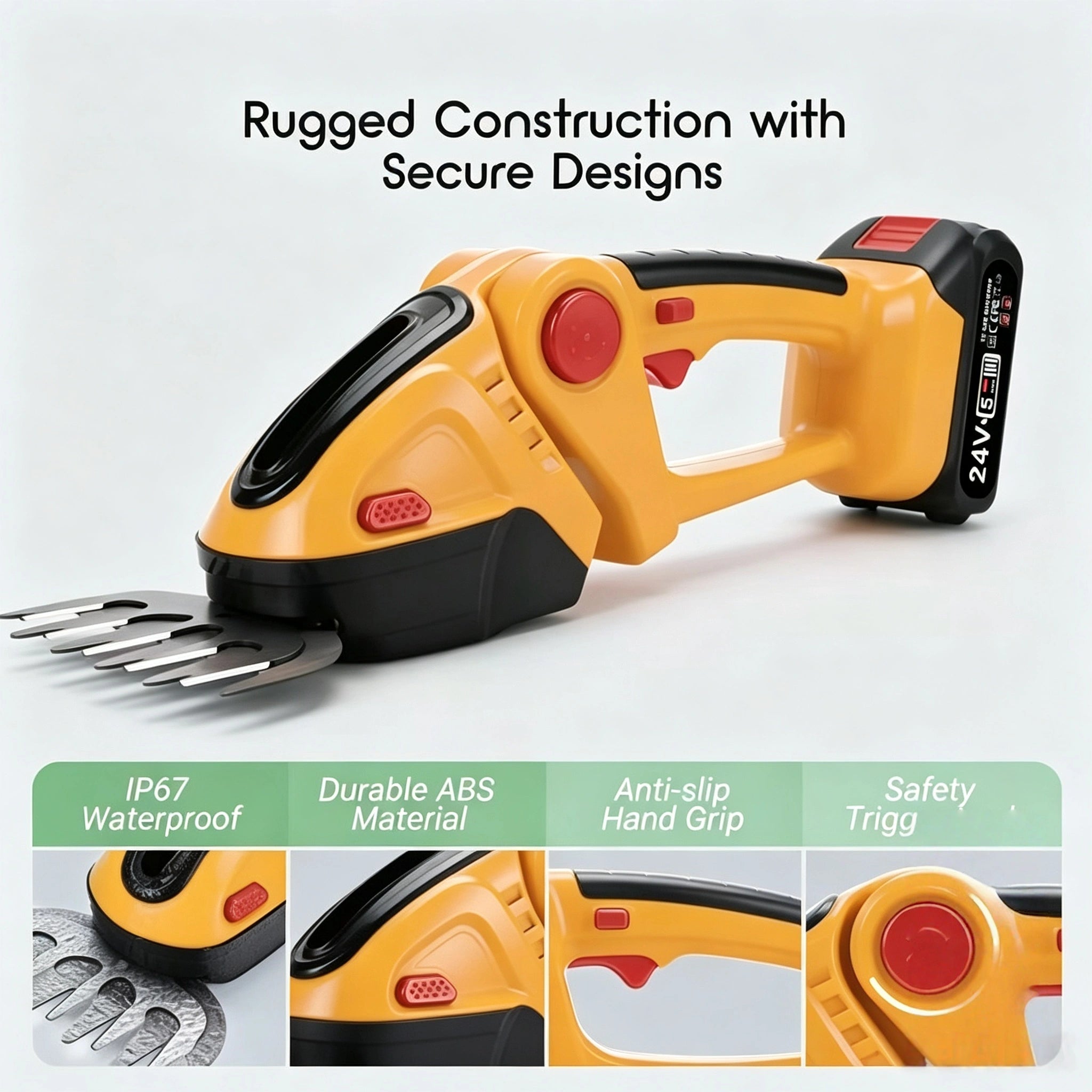 Cordless 2-in-1 Hedge & Grass Shea