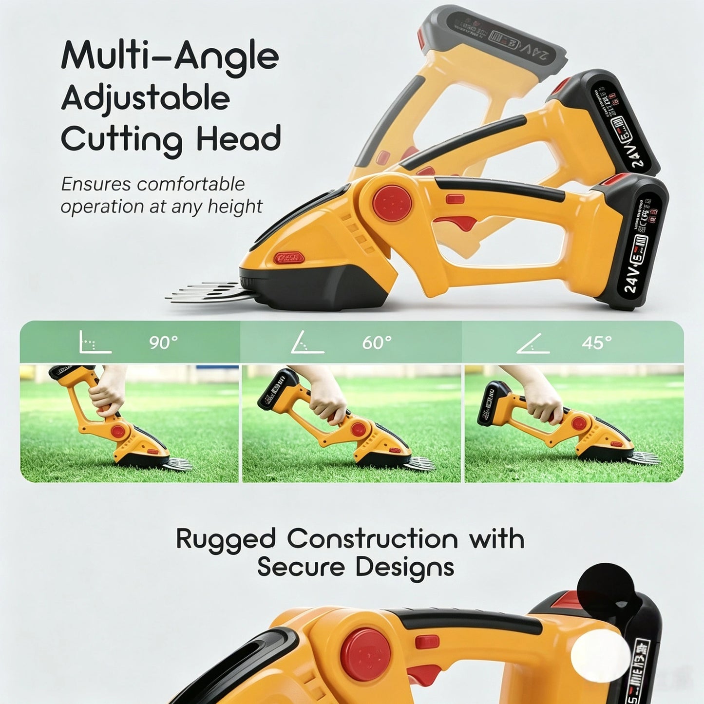 Cordless 2-in-1 Hedge & Grass Shea