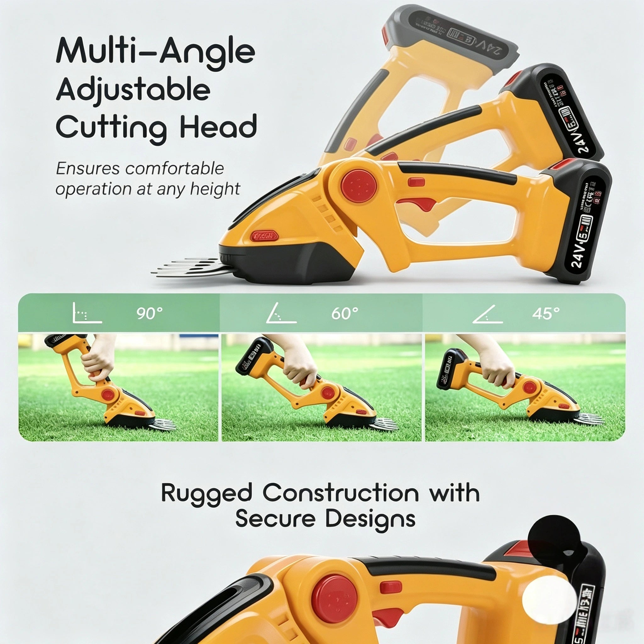 Cordless 2-in-1 Hedge & Grass Shea
