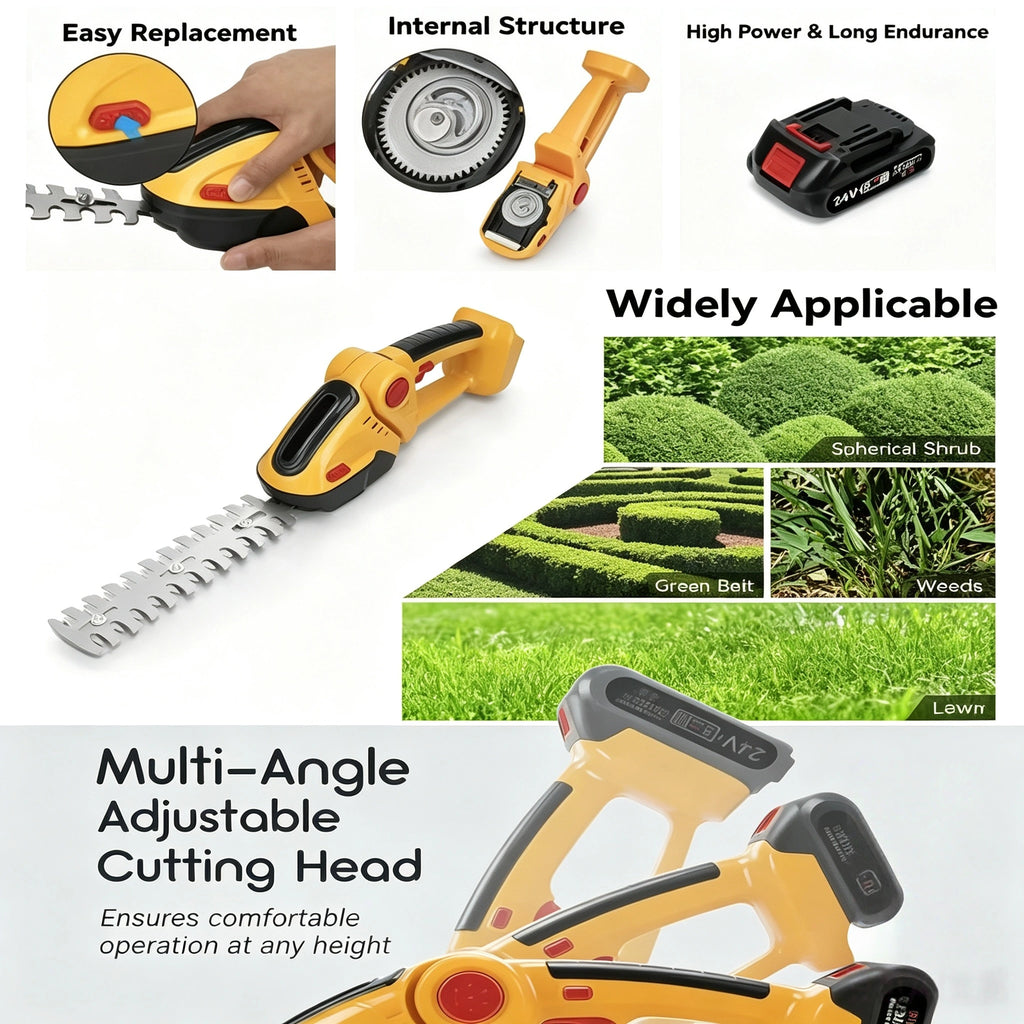 Cordless 2-in-1 Hedge & Grass Shea